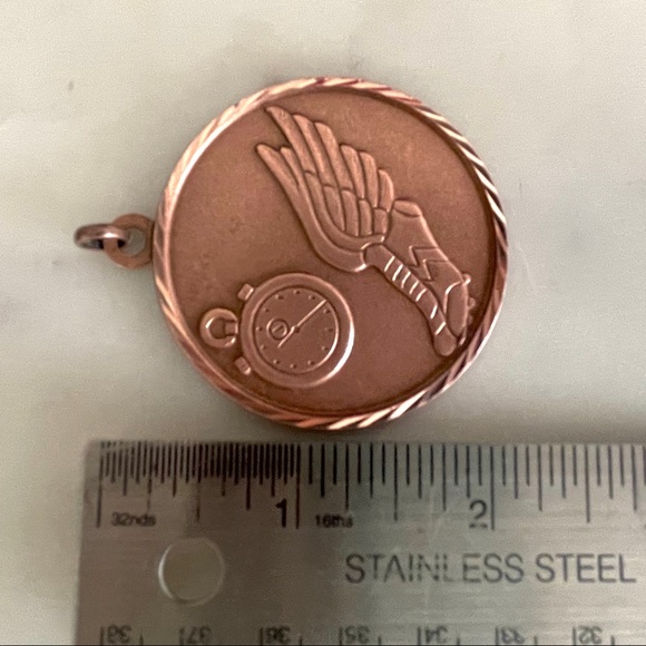 Solid copper medallion - Picture 3 of 6